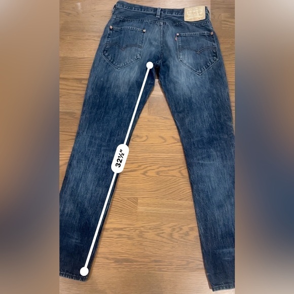 Levi’s 511 blue jeans Silver Label size 34x36 y2k vintage F - Picture 10 of 12